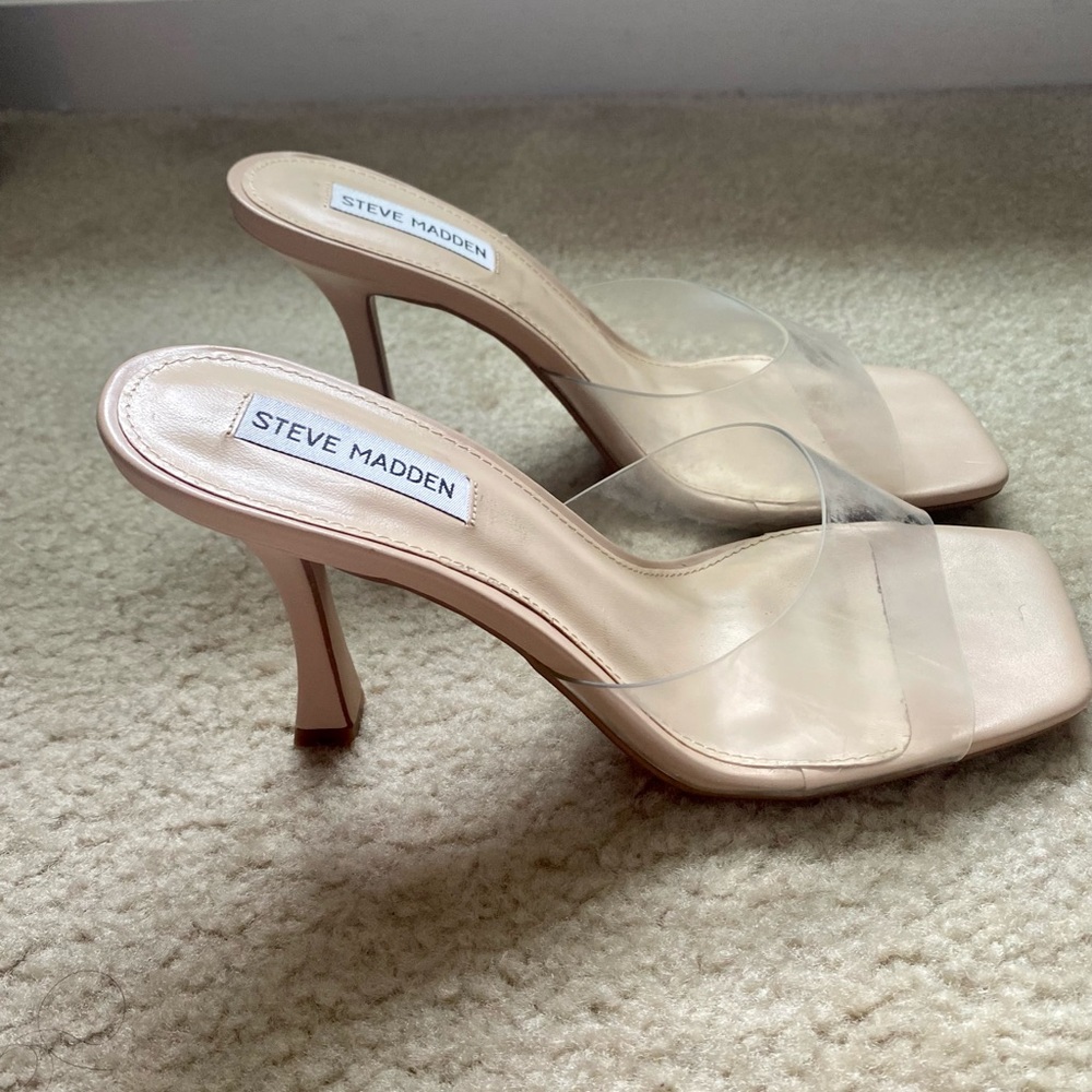 Steve Madden Syl Slip-On Heels.